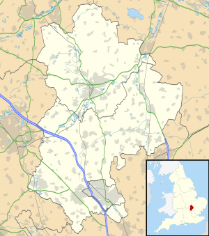 RAF Podington is located in Bedfordshire