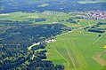 Bitz mit dem Flugplatz Albstadt-Degerfeld im Vordergrund