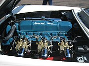 other side of the Blue Flame engine of a 1953 Corvette convertible