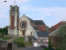 The church in Moislains