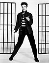 Elvis Presley promoting Jailhouse Rock