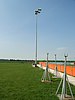 Retractable floodlights at The Airfield