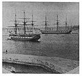 Photograph of Galatea, and HMS Challenger