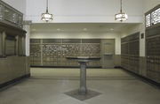 Interior view of the United States Post Office Annex, Providence, Rhode Island, 1939.