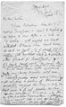 Letter written by J.S. Phillpotts after ascending the Jungfrau, July 1863. (Wrongly marked 1862.)