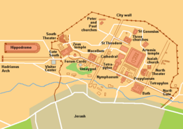 Jerash – Mappa