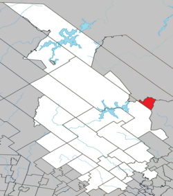 Location within Matawinie RCM.