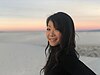 Lee Ann Kim at White Sands, New Mexico