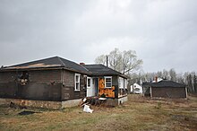 Des maisons abandonnées