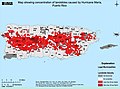 Map of landslides