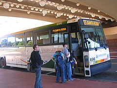 Marin Transit serves the Civic Center.