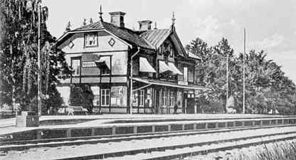 Näsvikens station ca 1905