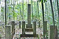 岡田鴨神社旧跡地碑