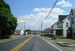 PA 248 eastbound in Berlinsville