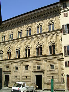 Palazzo Rucellai, Florens.