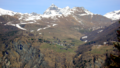 Vue d'ensemble du territoire communal avec le chef-lieu, Corgnolaz, au centre