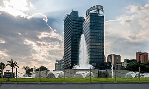 Plaza Venezuela in Caracas.