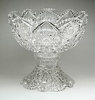 Cut glass punchbowl, 1895
