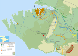 Cartes de Sébastopol avec l'emplacement des principales batailles et des points stratégiques.