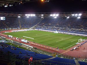 Estadio Olímpico de Roma, sede de la final del campeonato.