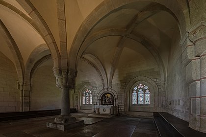 Sala do capítulo da abadia de Zwettl, Baixa Áustria. (definição 4 998 × 3 335)