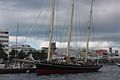 The Bermuda Sloop Spirit of Bermuda at the Royal Bermuda Yacht Club