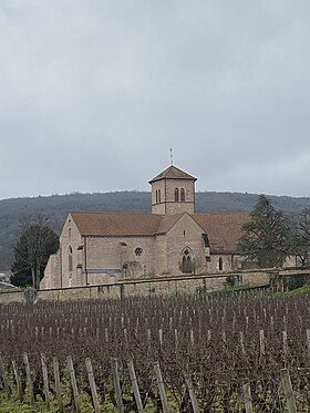 Vue de l'église depuis le nord