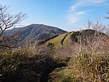 明星ヶ岳からの明神ヶ岳