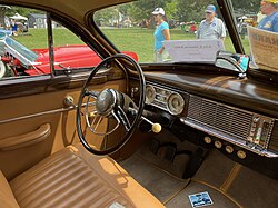 1950 Packard Station Sedan interior