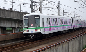 02A01 train with Love Live! livery