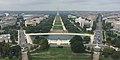 A view from the top of the U.S. Capitol Dome