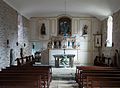 The interior of the Chapel Saint-Roch