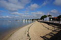 La plage centrale.