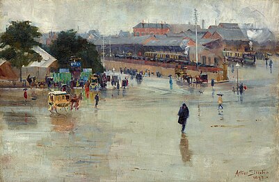 The Railway Station, Redfern, 1893, Art Gallery of New South Wales