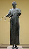 The Charioteer of Delphi, 474 BC, Delphi Archaeological Museum, Greece