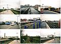 A second photo-montage of Banbury station in Oxfordshire. Each picture is date stamped.