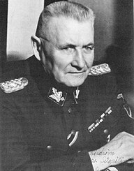 Nació en el Imperio Ruso (Letonia) el 21 de julio, 1878 y falleció el 25 de febrero de 1958 en Alemania. Sirvió militarmente en el imperio ruso, en el movimiento blanco (revolución de 1918), en el ejército Letón y en el Tercer Reich Fue el hombre en alcanzar el máximo rango en la Legión Letona, sosteniendo el rango de SS-Gruppenführer, lideraba la legión junto a diferentes diputados y subordinados.