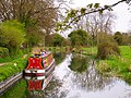 Image 52A boat on the Basingstoke Canal (from Portal:Hampshire/Selected pictures)