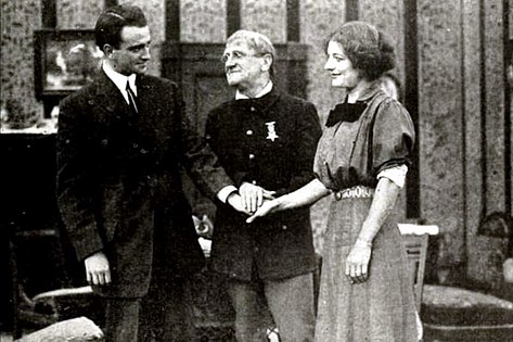 Betty Harte and Wheeler Oakman in How the Cause Was Won (1912)