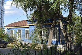 Un exemple d'Art Nouveau en bois dans la rue Gogol.