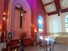 Chapel behind the image of Our Lady of Peñafrancia