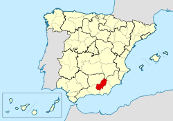 Mapa da área da diocese