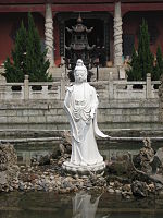 Statue of Guanyin at the Temple