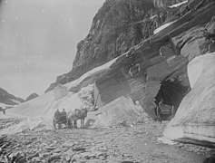 View of the Old Dyreskartunnel, around c. 1900. Photo: National Library of Norway