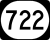 Kentucky Route 722 marker