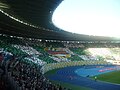 Virage du stade Ernst Happel durant une rencontre amicale en 2009 contre le Liverpool