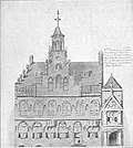 Handboogsdoelen à Amsterdam, siège des archebusiers dont Banninck Cocq est le gouverneur de 1648 à 1654.