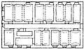 Grundriss des Kellergeschosses, im Maßstab 1:300