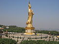 Statue de Guanyin sur la colline du Lotus (Lianhuanshan).