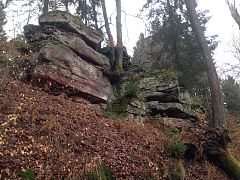 Felsen der Heidelsburg